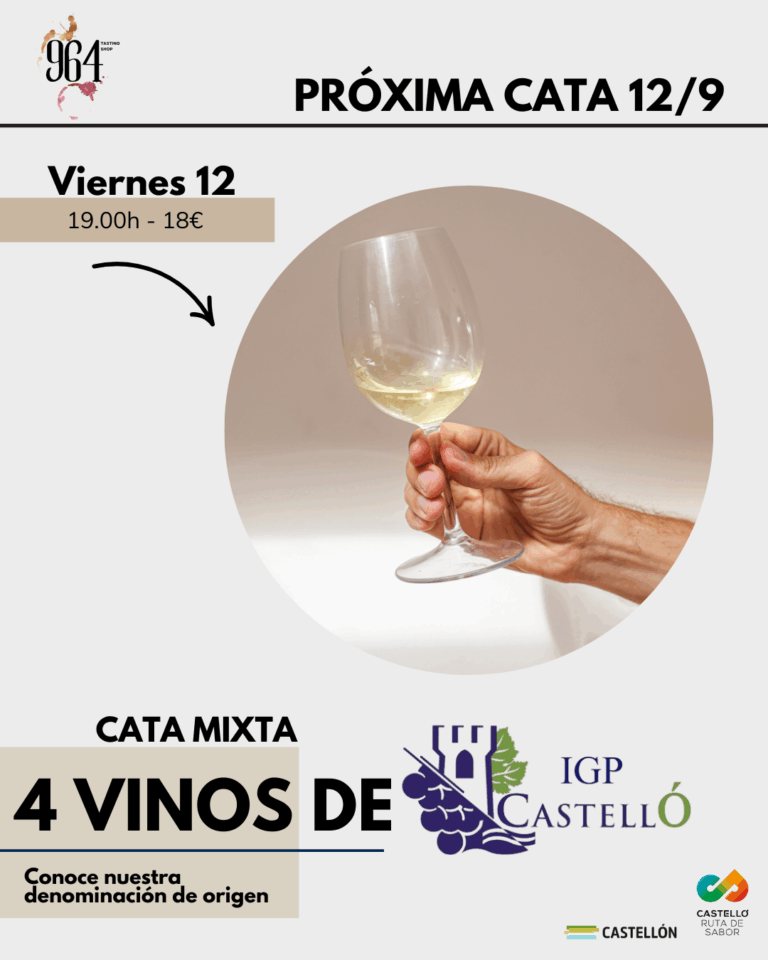 Aprende a catar con vinos de nuestra IGP Castelló