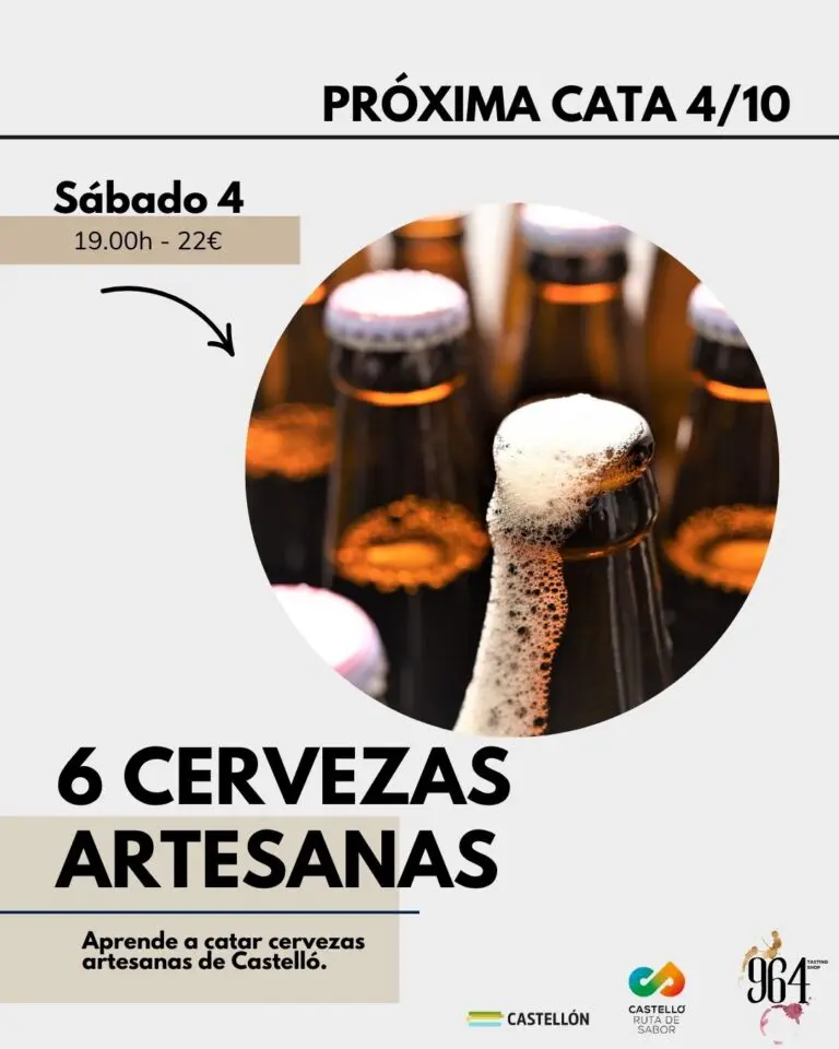 Cata de 6 Cervezas Artresanas