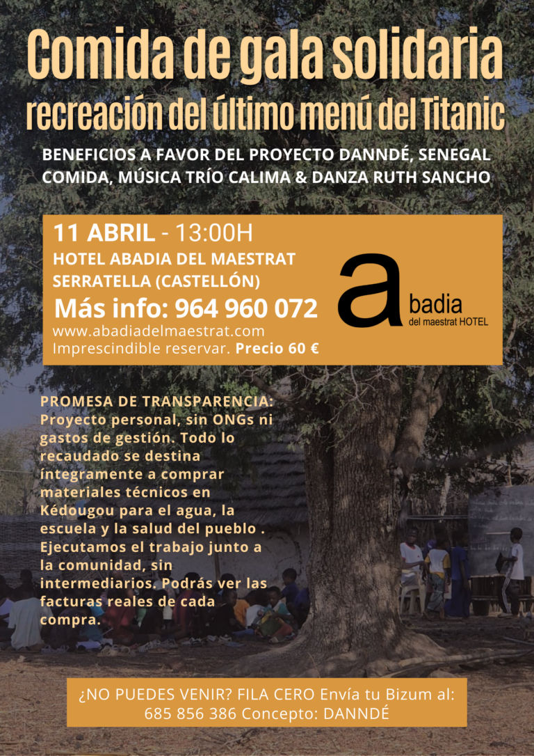 La comida del Titánic llega al Hotel Abadia del Maestrat