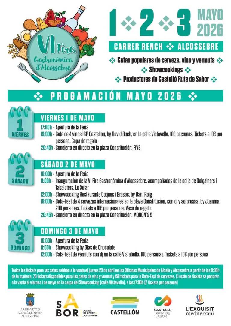 VI Fira Gastronómica d´Alcossebre