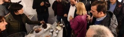 Moliner inaugurates the Mostra de la Trufa Negra de l'Alt Maestrat (Black Truffle Show of the Alt Maestrat) in Catí