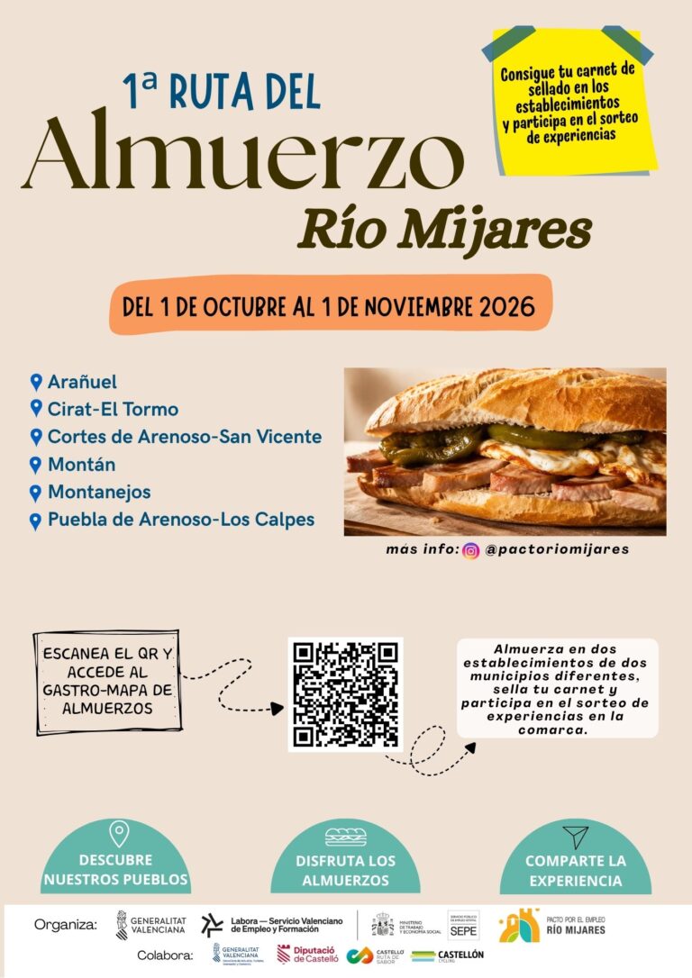 1ª Ruta del Almuerzo - Río Mijares