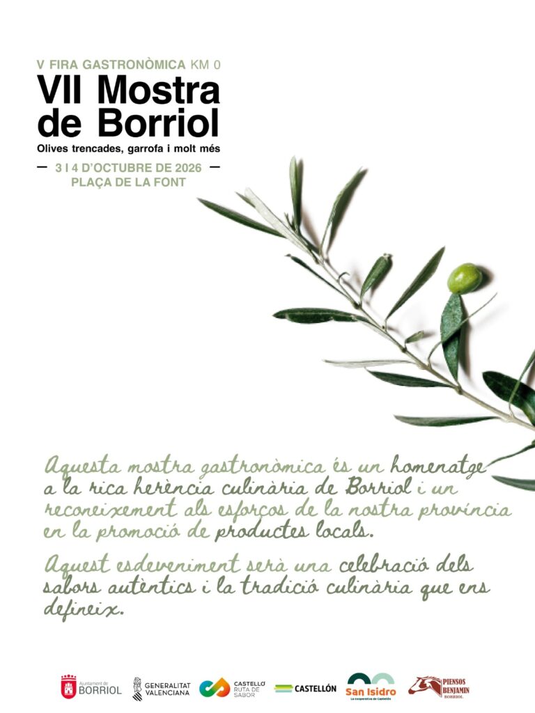 VII MOSTRA DE BORRIOL (OLIVA, GARROFA I MOLT MÉS)